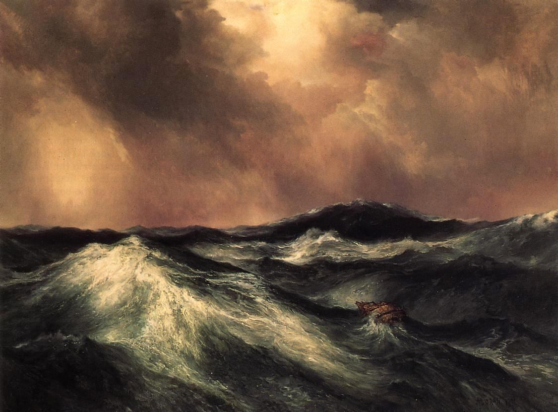 Thomas Moran The Angry Sea